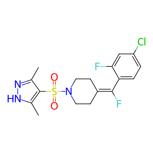 Chemical structure of BindingDB Monomer ID 349651