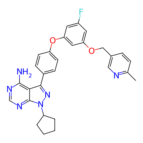 Chemical structure of BindingDB Monomer ID 351841
