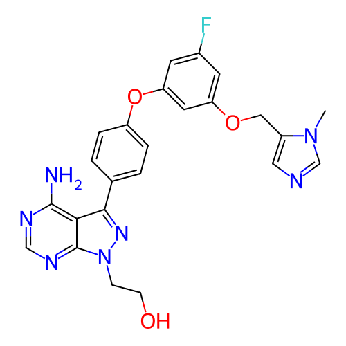 Chemical structure of BindingDB Monomer ID 351846