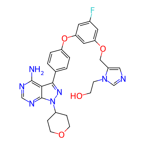 Chemical structure of BindingDB Monomer ID 351854