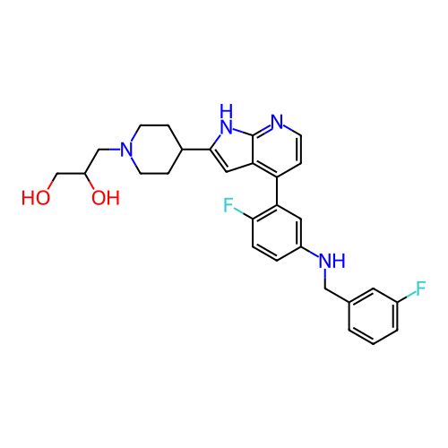 Chemical structure of BindingDB Monomer ID 353195