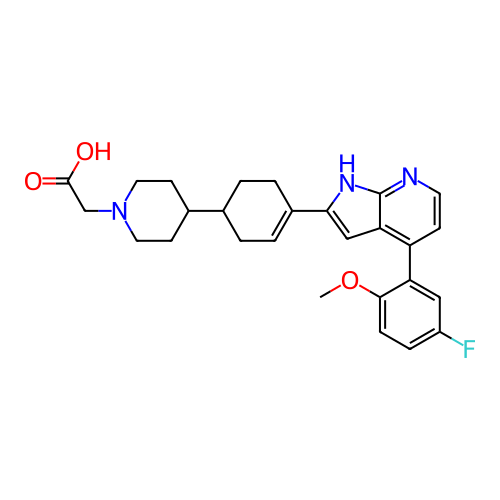 Chemical structure of BindingDB Monomer ID 354107