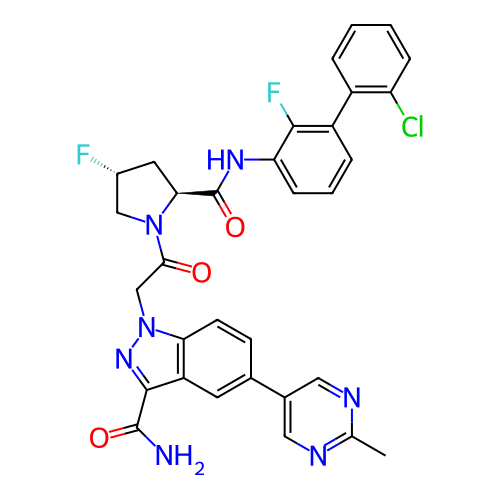 Chemical structure of BindingDB Monomer ID 354200