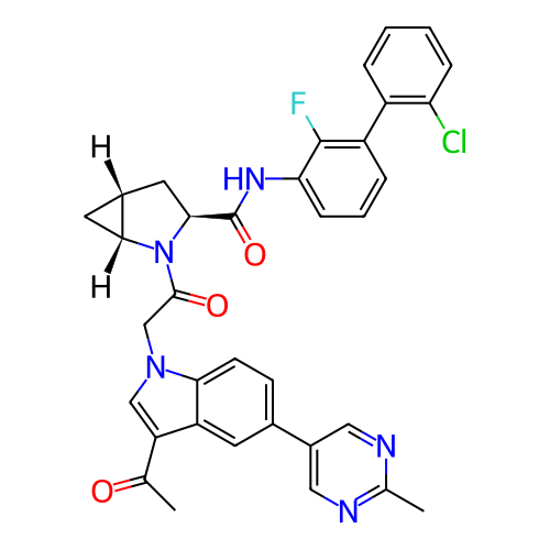 Chemical structure of BindingDB Monomer ID 354236