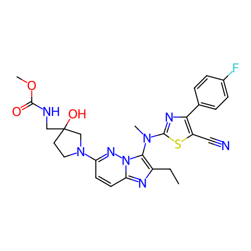 Chemical structure of BindingDB Monomer ID 354500