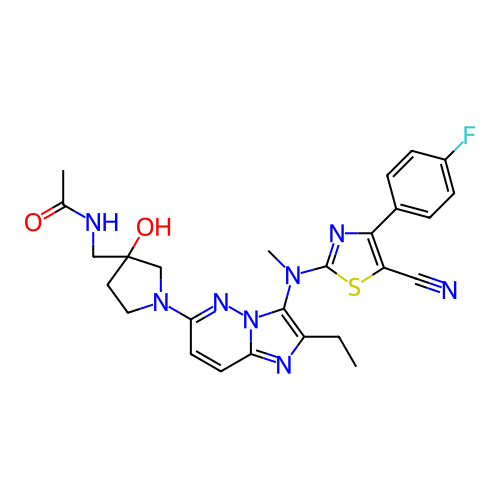 Chemical structure of BindingDB Monomer ID 354501