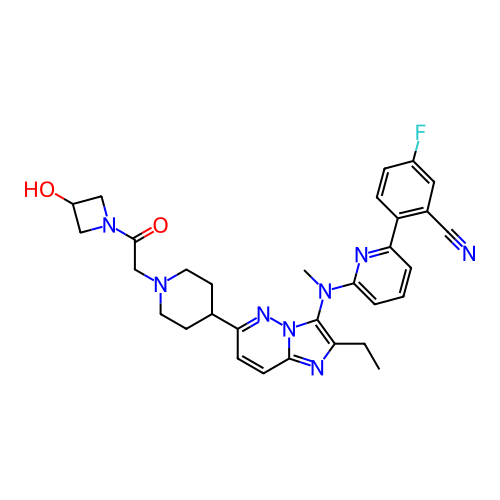 Chemical structure of BindingDB Monomer ID 354544