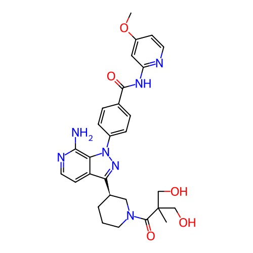 Chemical structure of BindingDB Monomer ID 362407