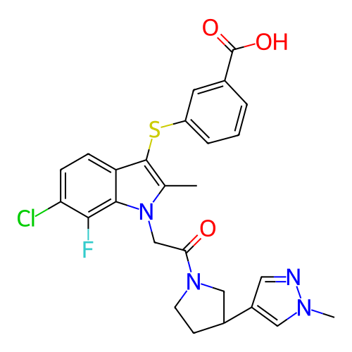 Chemical structure of BindingDB Monomer ID 363019