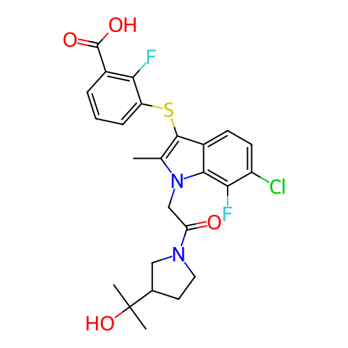 Chemical structure of BindingDB Monomer ID 363033