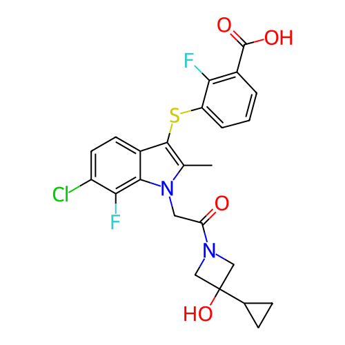 Chemical structure of BindingDB Monomer ID 363034