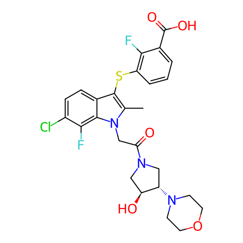 Chemical structure of BindingDB Monomer ID 363036