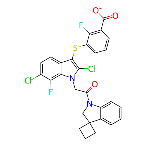 Chemical structure of BindingDB Monomer ID 363054