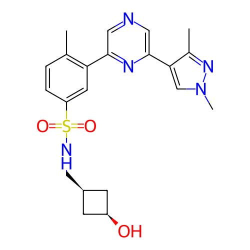 Chemical structure of BindingDB Monomer ID 364535