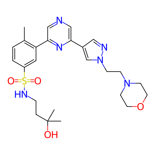 Chemical structure of BindingDB Monomer ID 364537