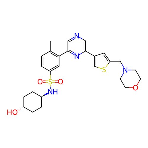 Chemical structure of BindingDB Monomer ID 364540