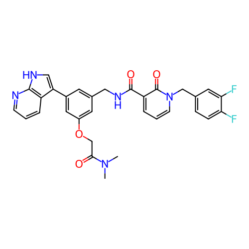 Chemical structure of BindingDB Monomer ID 366140