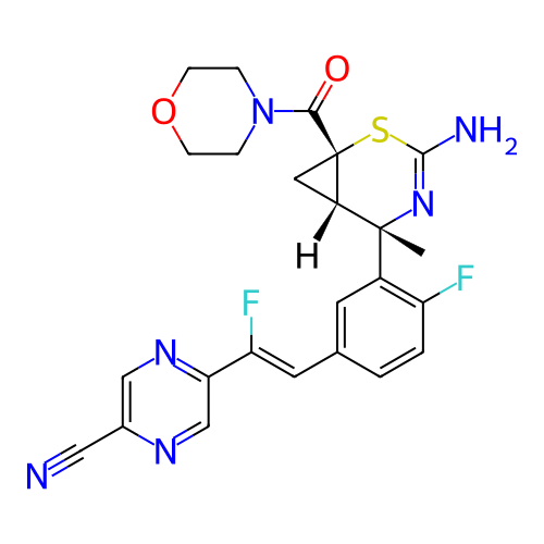 Chemical structure of BindingDB Monomer ID 372784