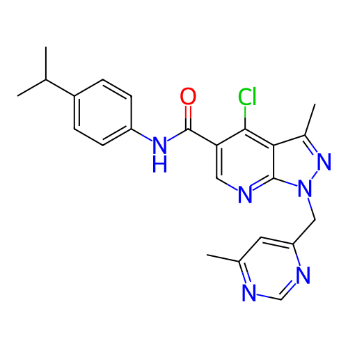 Chemical structure of BindingDB Monomer ID 381527