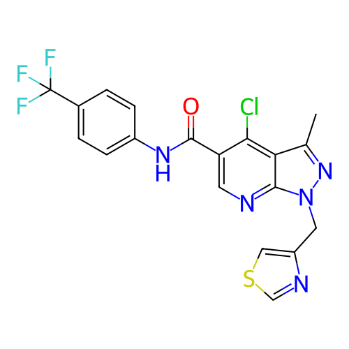 Chemical structure of BindingDB Monomer ID 381543