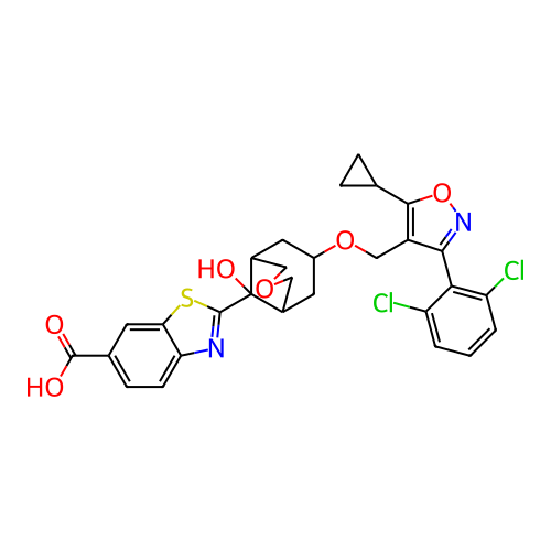 Chemical structure of BindingDB Monomer ID 384546