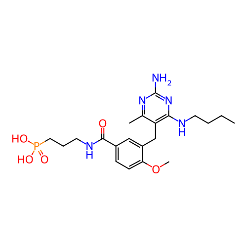 Chemical structure of BindingDB Monomer ID 385019