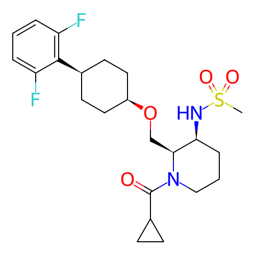 Chemical structure of BindingDB Monomer ID 386252