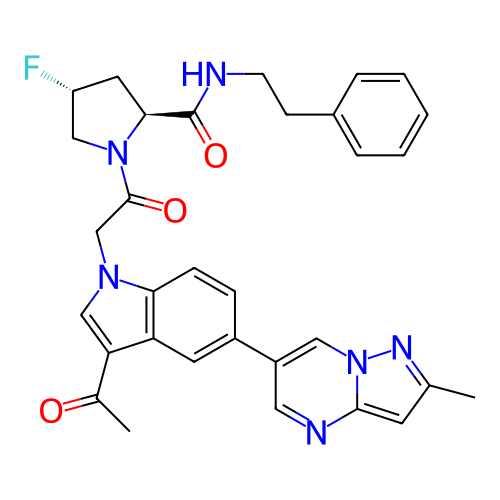 Chemical structure of BindingDB Monomer ID 386734
