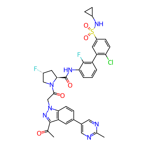 Chemical structure of BindingDB Monomer ID 386781