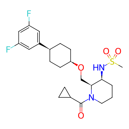 Chemical structure of BindingDB Monomer ID 386810