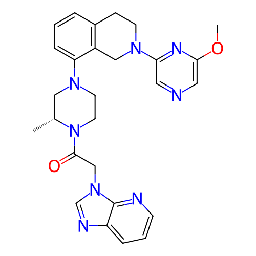 Chemical structure of BindingDB Monomer ID 389801