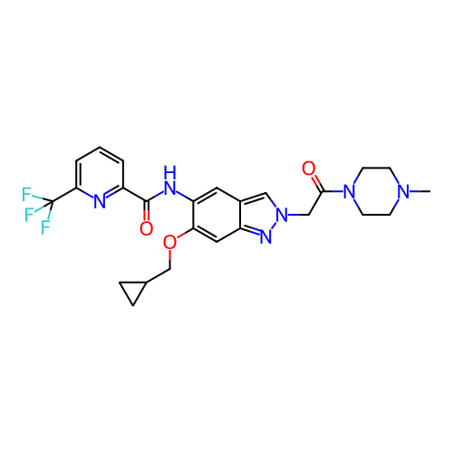 Chemical structure of BindingDB Monomer ID 390154