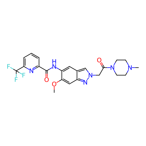 Chemical structure of BindingDB Monomer ID 390174
