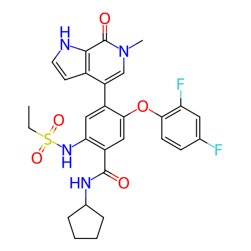 Chemical structure of BindingDB Monomer ID 390747