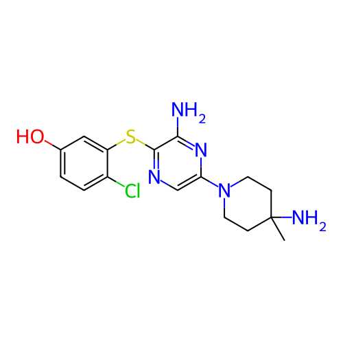 Chemical structure of BindingDB Monomer ID 392071