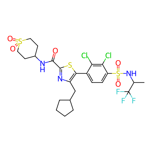 Chemical structure of BindingDB Monomer ID 392107