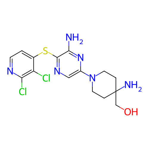 Chemical structure of BindingDB Monomer ID 392326