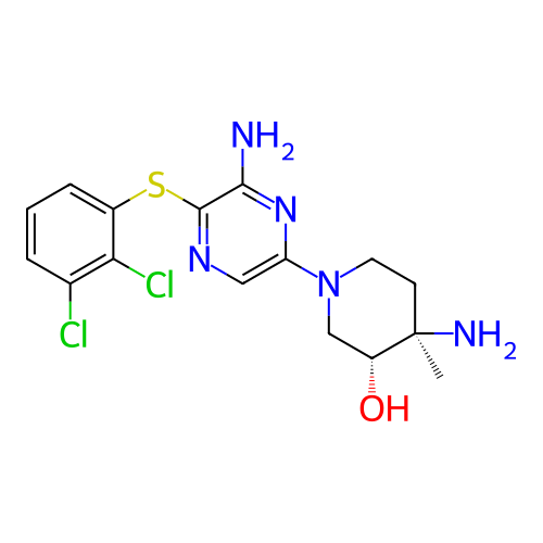 Chemical structure of BindingDB Monomer ID 392342