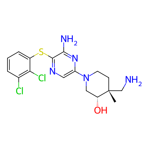 Chemical structure of BindingDB Monomer ID 392345