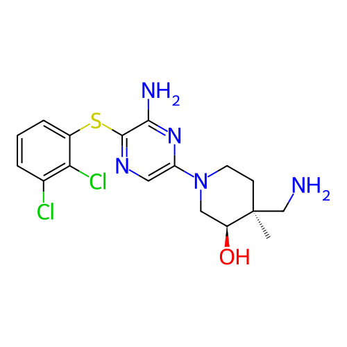 Chemical structure of BindingDB Monomer ID 392346