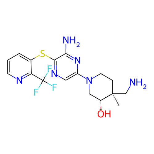 Chemical structure of BindingDB Monomer ID 392349