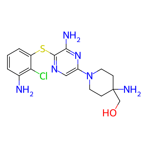 Chemical structure of BindingDB Monomer ID 392350