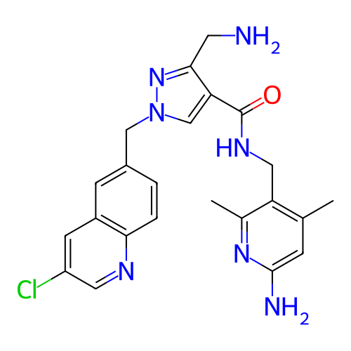 Chemical structure of BindingDB Monomer ID 392541