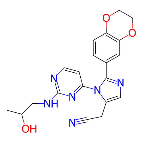 Chemical structure of BindingDB Monomer ID 392720