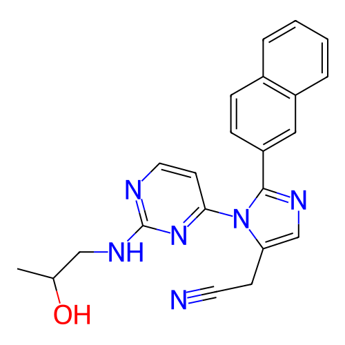Chemical structure of BindingDB Monomer ID 392722