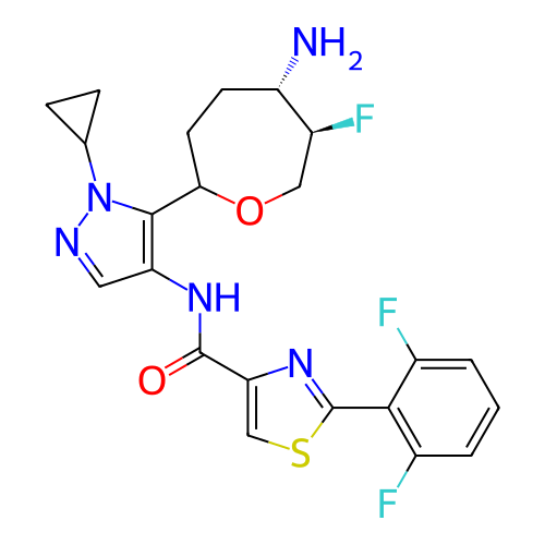 Chemical structure of BindingDB Monomer ID 393418