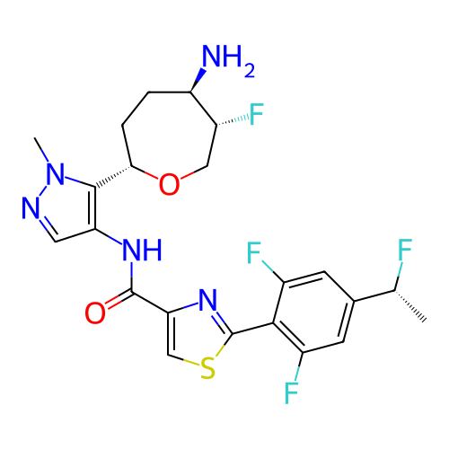 Chemical structure of BindingDB Monomer ID 393421