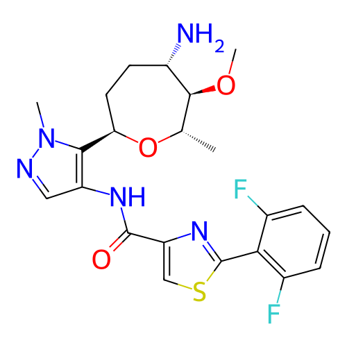 Chemical structure of BindingDB Monomer ID 393422