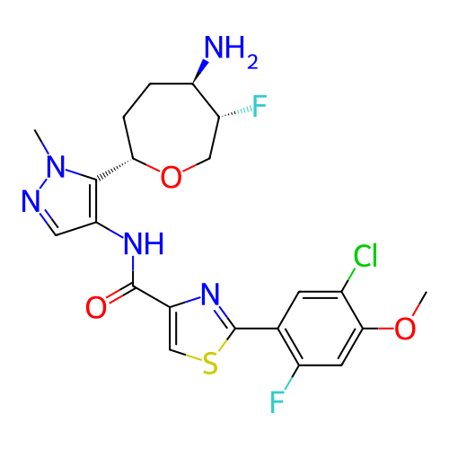 Chemical structure of BindingDB Monomer ID 393423