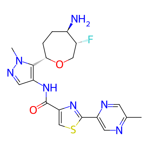 Chemical structure of BindingDB Monomer ID 393425